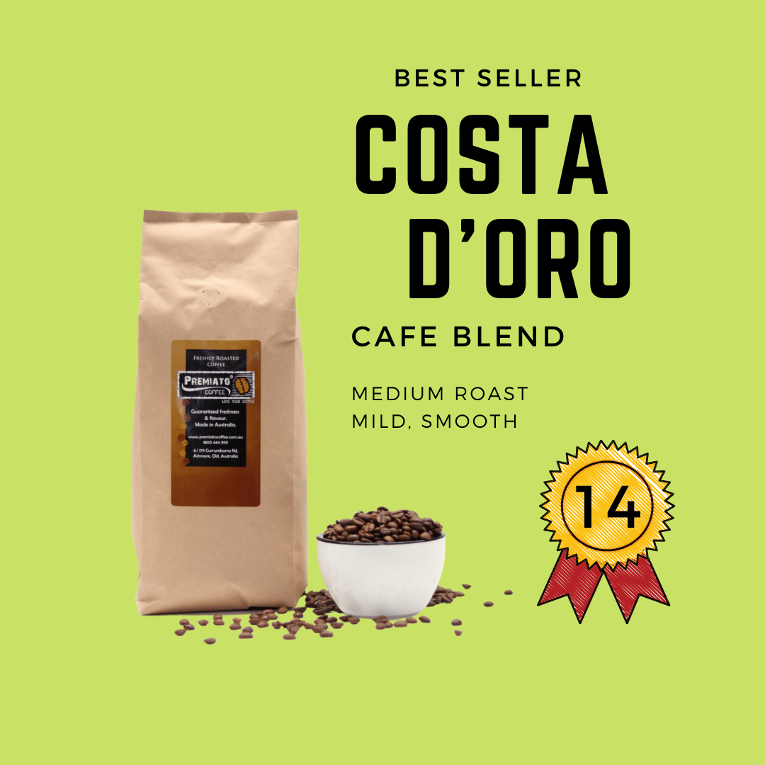 image of Costa D'oro coffee blend with 14 awards